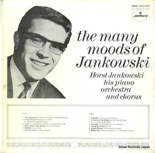 JANKOWSKI, HORST the many moods of jankowski 138113MCY