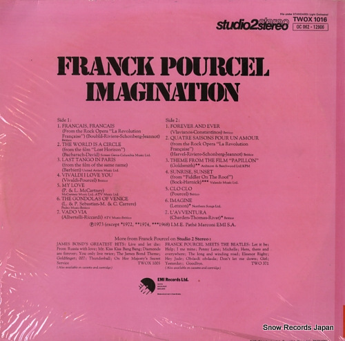 POURCEL, FRANCK imagination TWOX1016