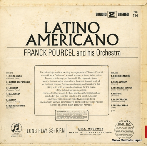 POURCEL, FRANCK latino americano TWO114