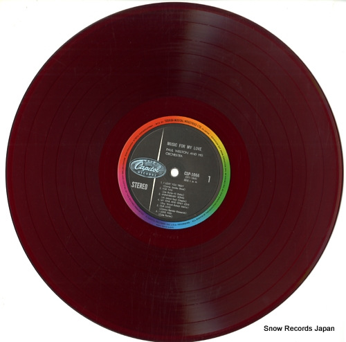WESTON, PAUL music for my love CSP-1066