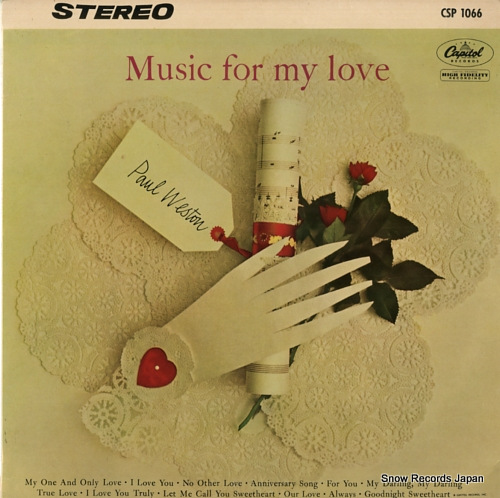 WESTON, PAUL music for my love CSP-1066