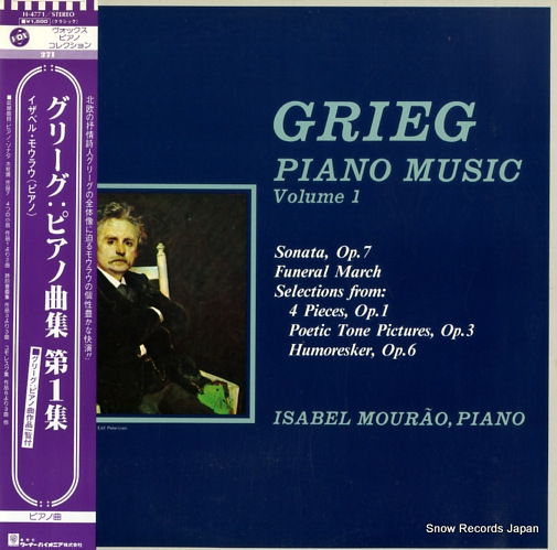 MOURAO, ISABEL grieg; piano music vol.1 H-4771