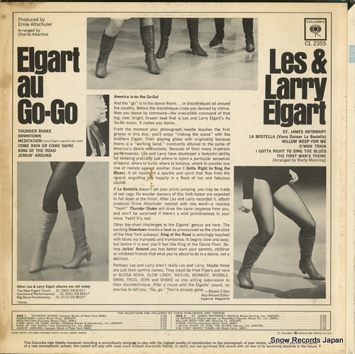 LES AND LARRY ELGART elgart au go-go CL2355