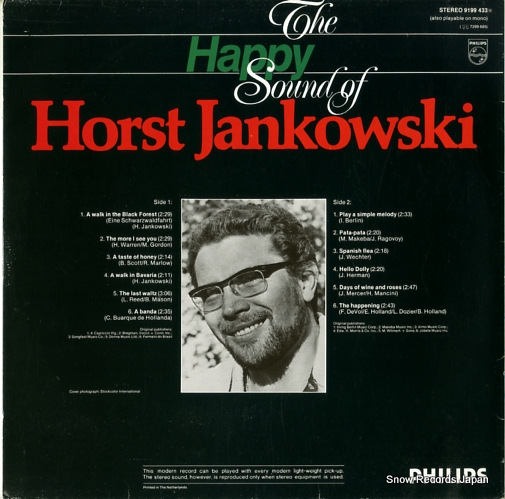 JANKOWSKI, HORST the happy sound of horst jankowski 9199433