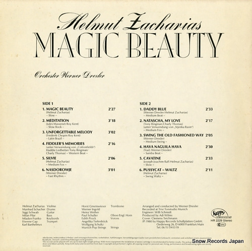ZACHARIAS, HELMUT magic beauty HR2229