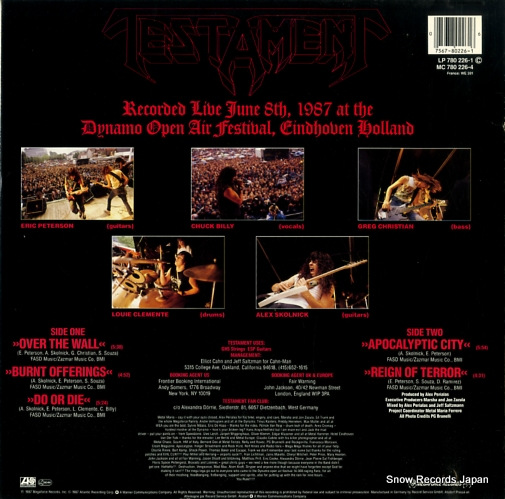 TESTAMENT live at eindhoven 780226-1/K7802261