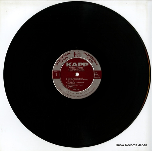 LEFEVRE, RAYMOND paris in stereo KS-3003
