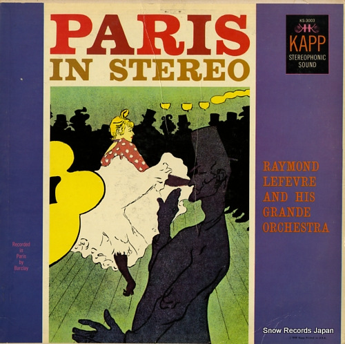 LEFEVRE, RAYMOND paris in stereo KS-3003