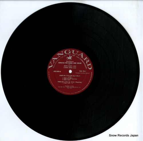 SZIGETI, JOSEPH, AND CLAUDIO ARRAU beethoven; 10 sonatas for piano and violin VRS-1109