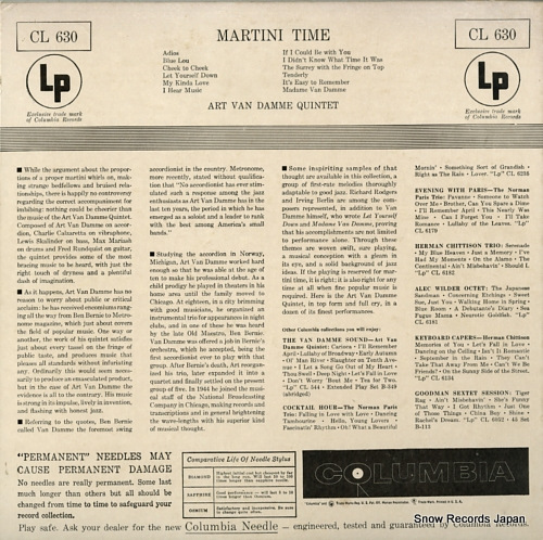 VAN DAMME, ART martini time CL630