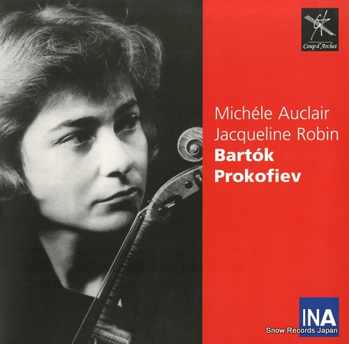 AUCLAIR, MICHELE bartok / prokofiev; sonatas for violin and piano COUP0011