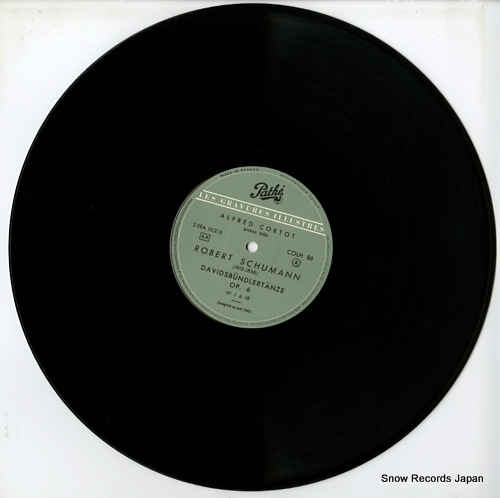 CORTOT, ALFRED schumann; davidsbundlertanze / kreisleriana COLH86