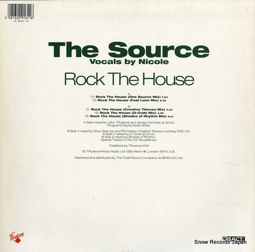 SOURCE, THE rock the house 12REACT12