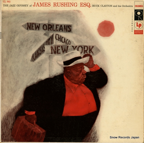 RUSHING, JIMMY the jazz odyssey of james rushing esq. CL963