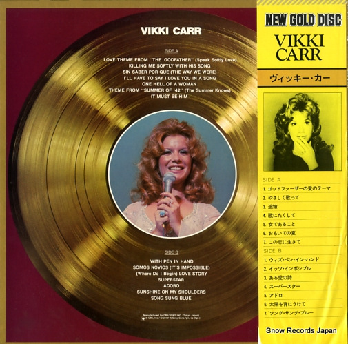 CARR, VIKKI new gold disc SOPO61