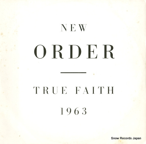 NEW ORDER true faith FAC183