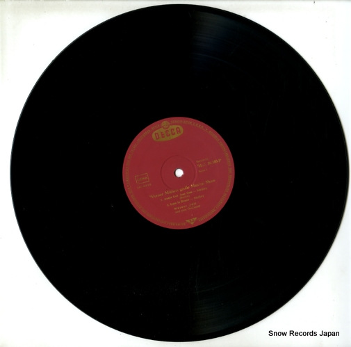 MULLER, WERNER werner mullers grosse musical show BLK16310-P