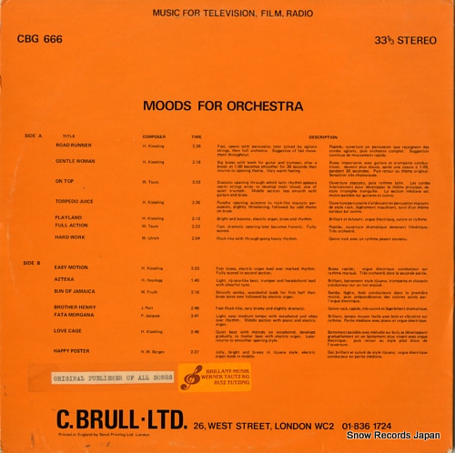 V/A moods for orchestra CBG666