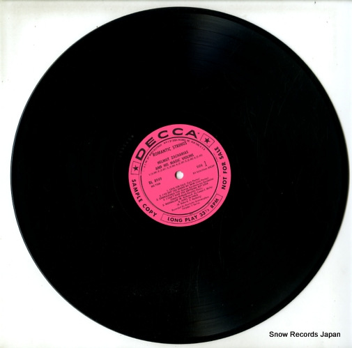 ZACHARIAS, HELMUT romantic strings DL8949