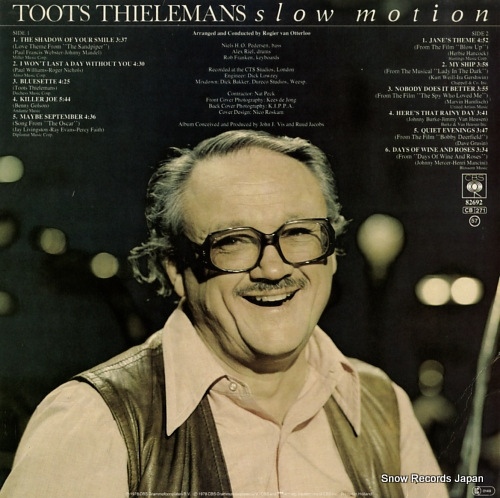 THIELEMANS, TOOTS slow motion CBS82692