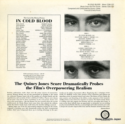 JONES, QUINCY in cold blood COS-107