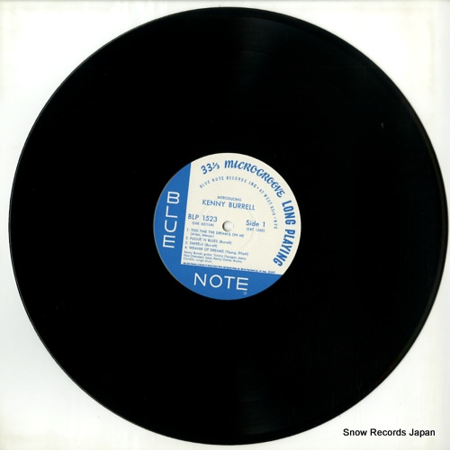 BURRELL, KENNY introducing kenny burrell GXK-8011(M)