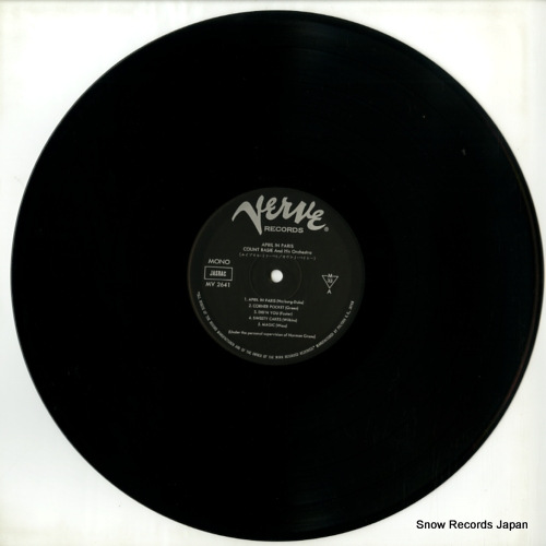 BASIE, COUNT april in paris MV2641