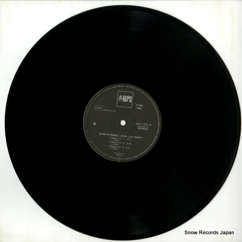 PONTY, JEAN-LUC open strings ULS-1731-P