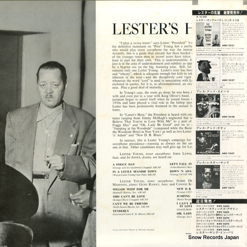YOUNG, LESTER lester's here MV2676