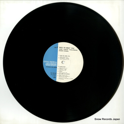 THIELMANS, TOOTS / EUGEN CICERO nice to meet you YX-7305-AX