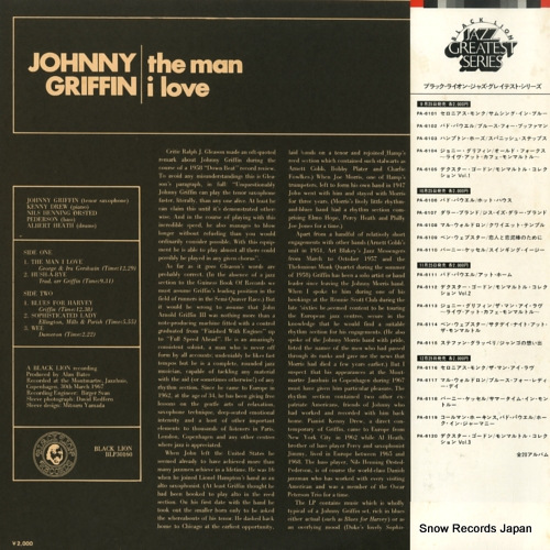 GRIFFIN, JOHNNY the man i love PA-6113