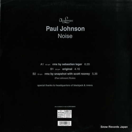 JOHNSON, PAUL noise ACA9931-12