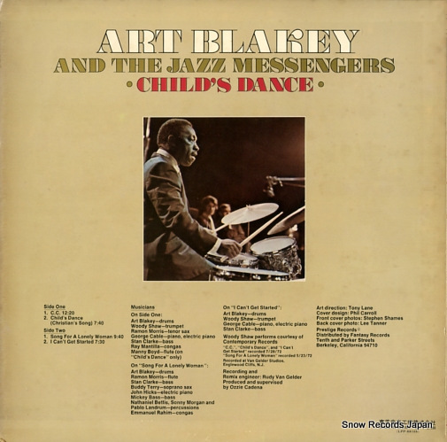 BLAKEY, ART, AND THE JAZZ MESSENGERS child's dance LPP-88105