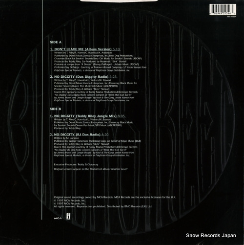 BLACKSTREET don't leave me INT95534