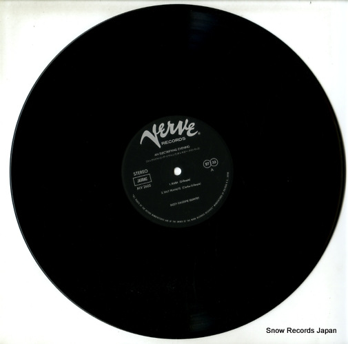 DIZZY GILLESPIE QUINTET an electrifying evening MV2605