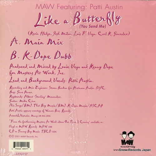 MAW like a butterfly (you send me) MAW-057