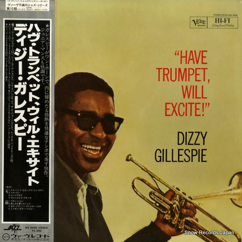 GILLESPIE, DIZZY have trumpet, will excite MV2696