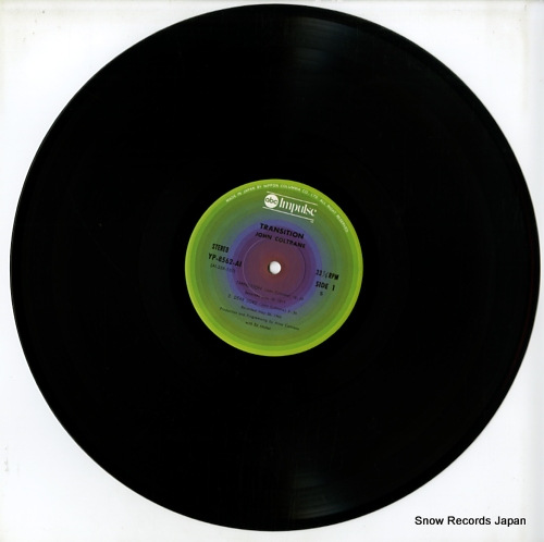 COLTRANE, JOHN transition YP-8562-AI