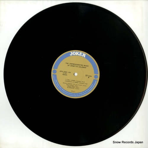 COLEMAN, ORNETTE the unprecedented music of ornette coleman UPS-2061-KR