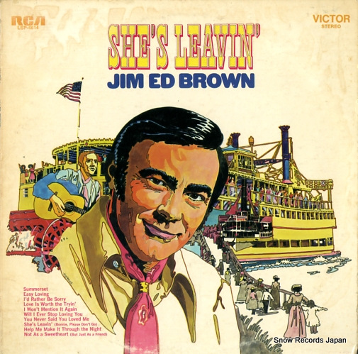BROWN, JIM ED she's leavin' LSP-4614
