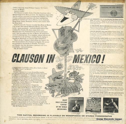 CLAUSON, WILLIAM clauson in mexico! T10205