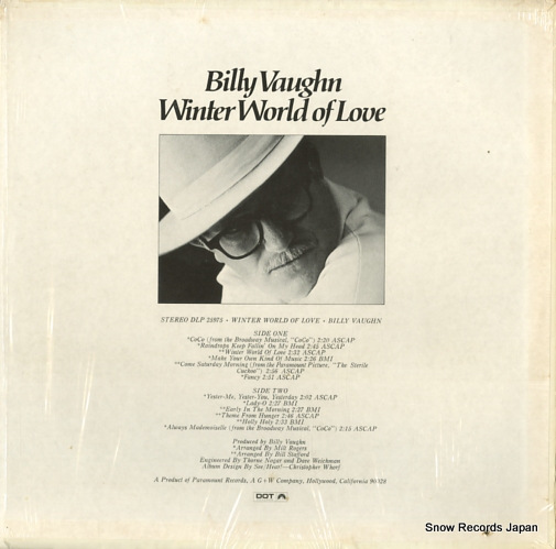 VAUGHN, BILLY winter world of love DLP25975