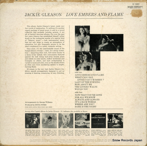 GLEASON, JACKIE love embers and flame W1689