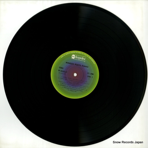 MINGUS, CHARLES mingus plays piano YP-8542-AI