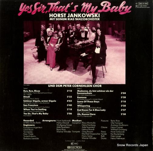 JANKOWSKI, HORST yes sir, that's my baby 1C062-31958