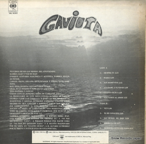 GAVIOTA gaviota DBL-16301