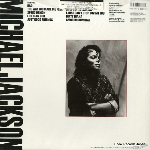 JACKSON, MICHAEL bad 30.3P-858