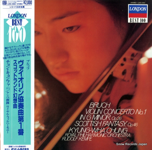 CHUNG, KYUNG-WHA bruch; violin concerto no.1/scottish fantasy L20C-2060