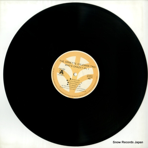 COLEMAN, ORNETTE who's crazy? 1 la clef des champs 1 PAP-9254