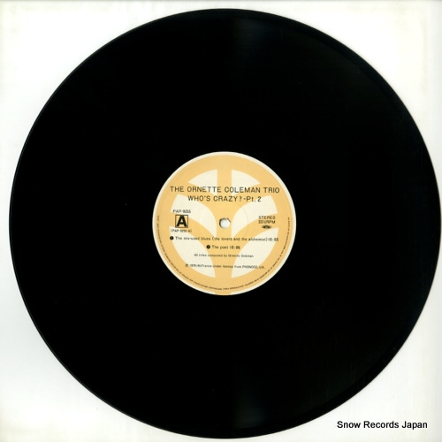 COLEMAN, ORNETTE who's crazy? 2 la clef des champs 2 PAP-9255